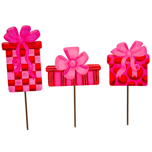 pinkmas gift boxes round top collection 