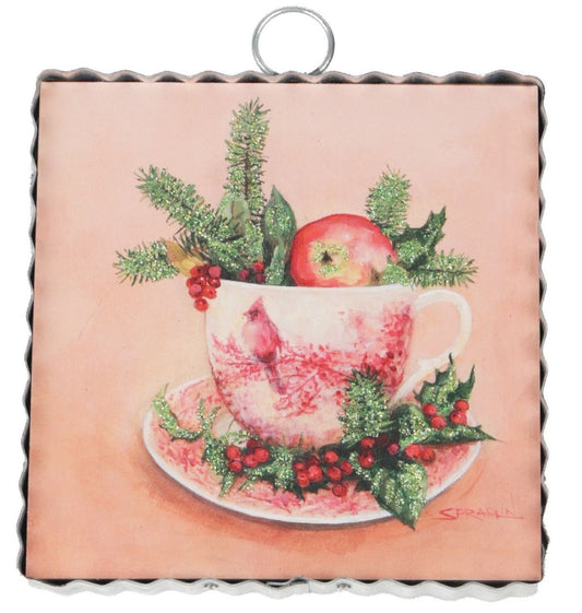 Print Mini Cardinal Tea Cup