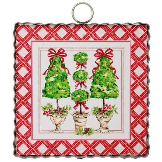 Print Mini Pinecone Trees Traditional
