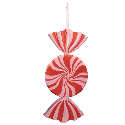 Ornament Peppermint Pink & Red