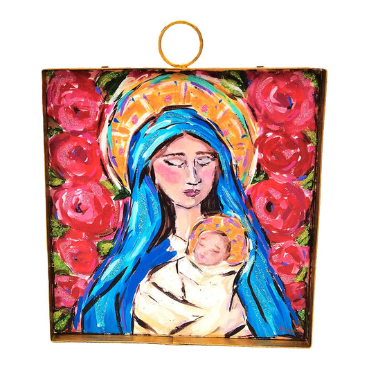 Round Top Art Mini Glory Mary & Baby
