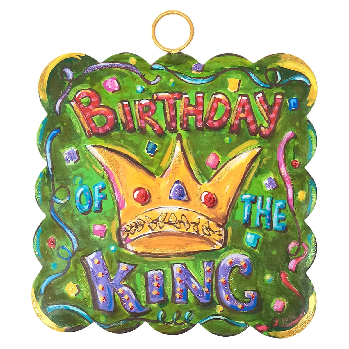 Round Top Art Mini Glory Kings Birthday Scallop