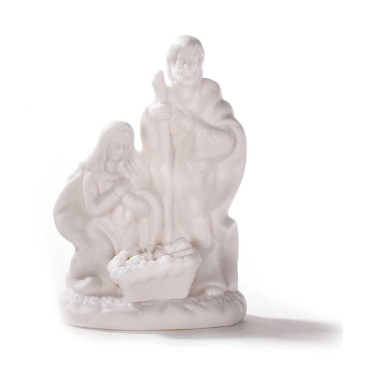 NATIVITY PORCELAIN BISQUE 4.25"