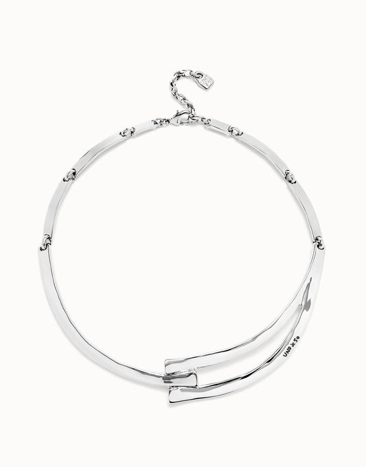 silver collar necklace 