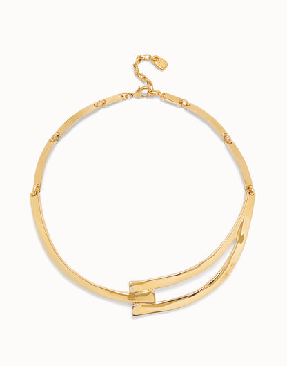 gold collar necklace 