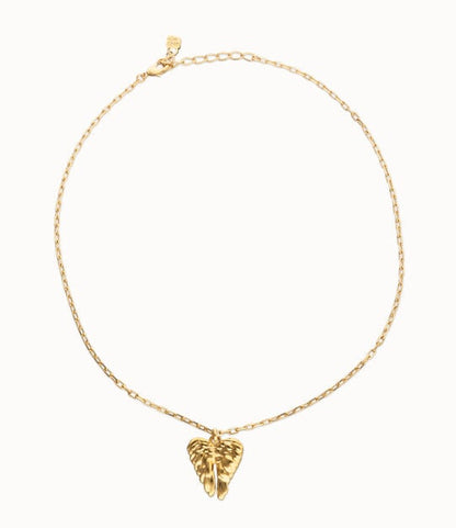 gold wing necklace 