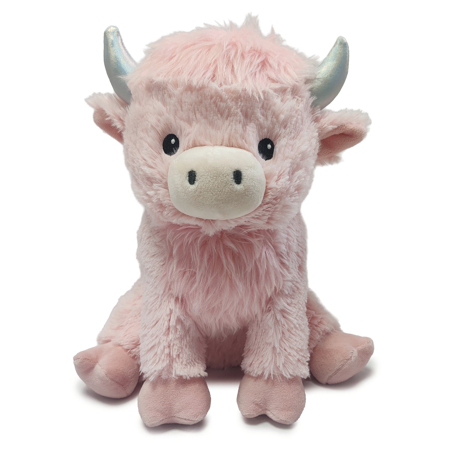 Plush Pink Highland Cow Soother Warmies