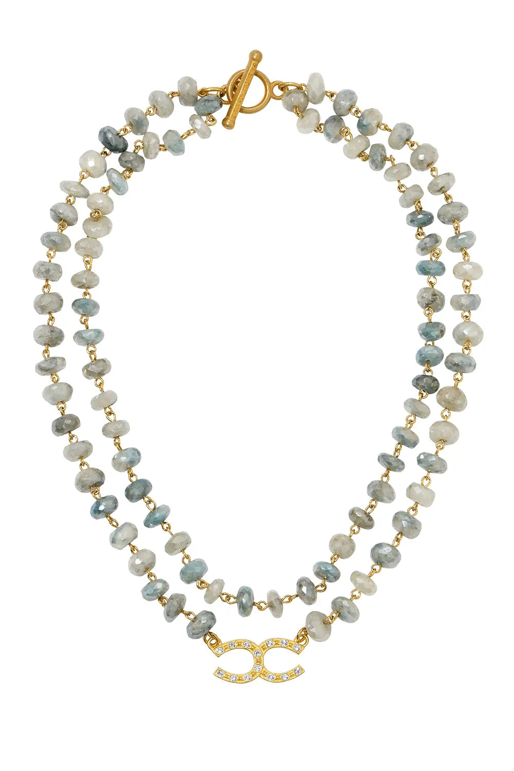 French Kande Vera Necklace Cheval Pendant