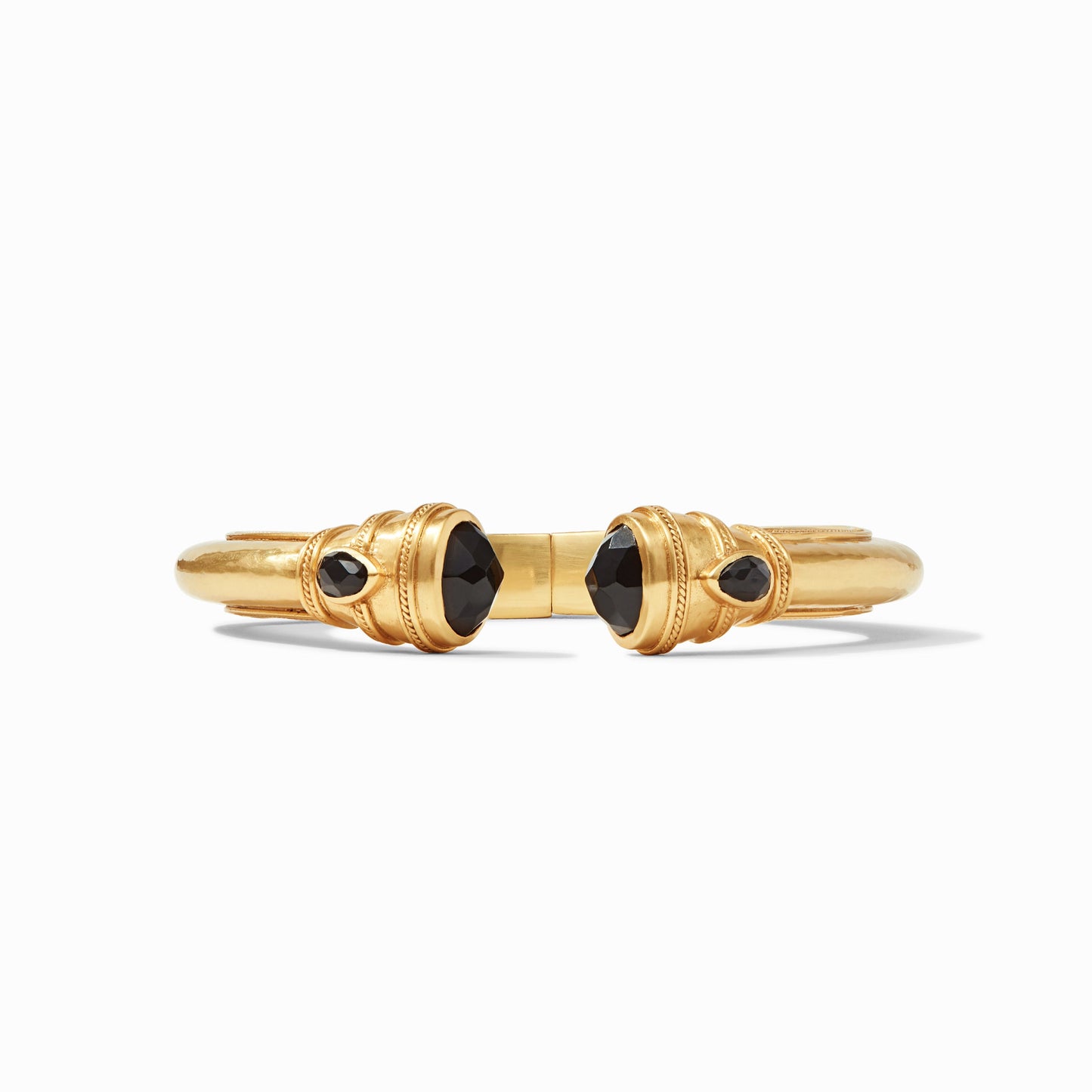 Cannes Demi Cuff Obsidian Black Gold OS