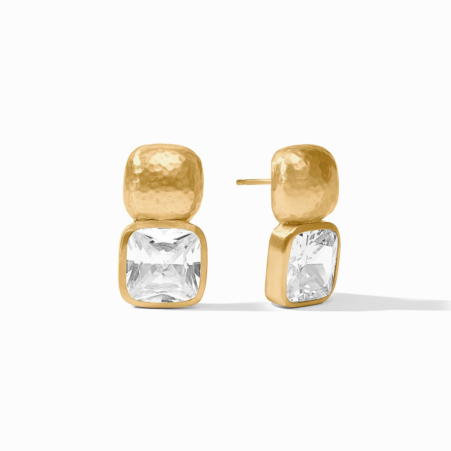 Catalina Earring Cubic Zirconia Gold OS