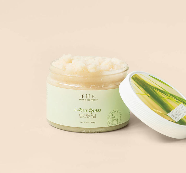 FarmHouse Fresh Body Polish Citrus Grass Fine Sea Salt