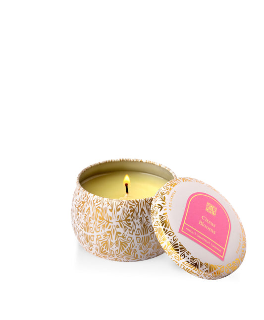Aromatique CANDLE TRAVEL TIN Citrus Blooms