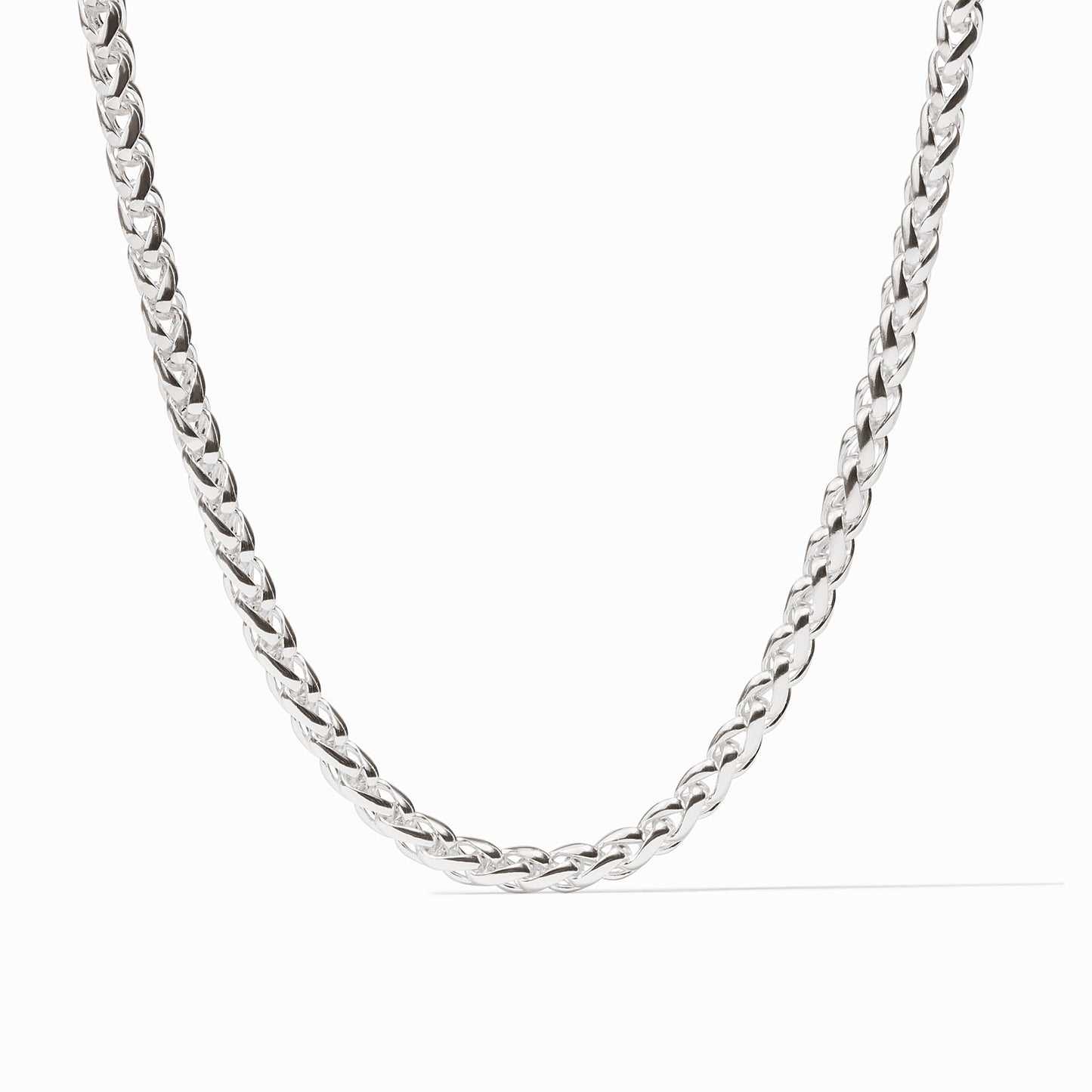 Cobblestone Link Necklace Silver OS