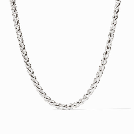 Cobblestone Link Necklace Silver OS