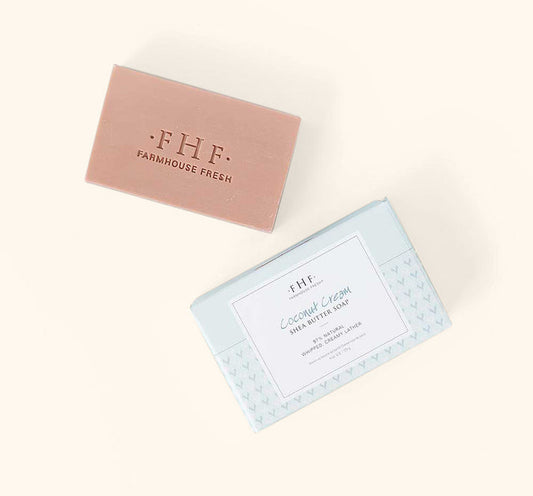 FarmHouse Fresh Bar Soap Coconut Cream Shea Butter Wrapped