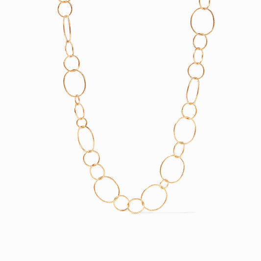 Colette Textured Necklace Gold OS