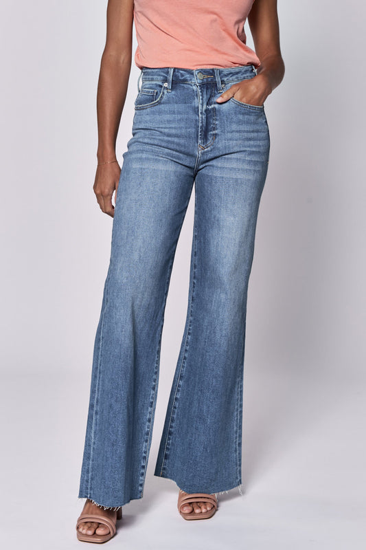 PANT FIONA WIDE LEG JEAN (Three Colors)