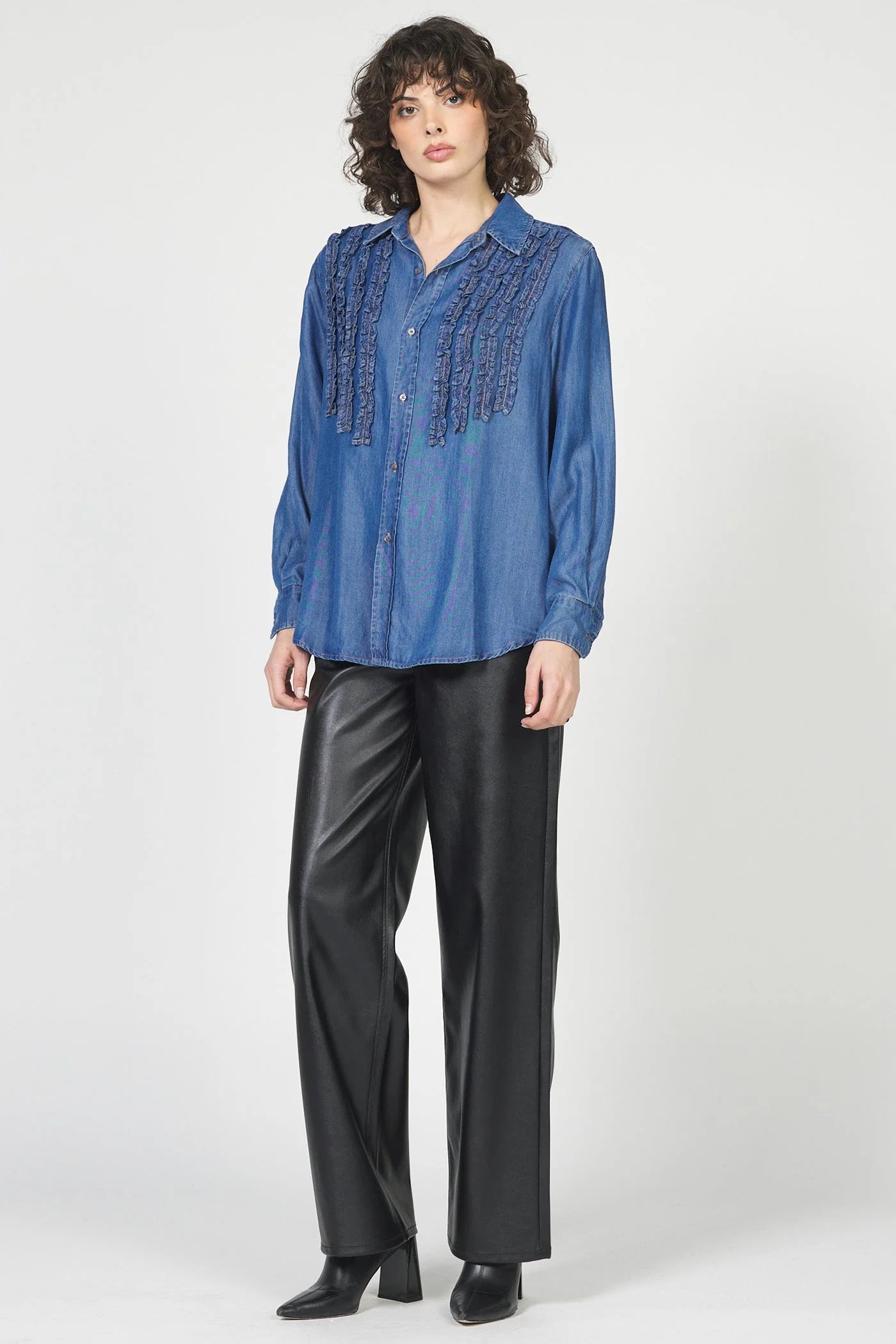 Dear John Denim TOP GALINA W/ RUFFLE