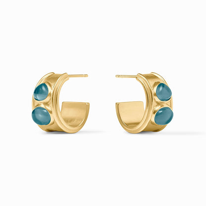 Dolce Stone Hoop Earring