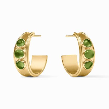 Dolce Stone Hoop Earring