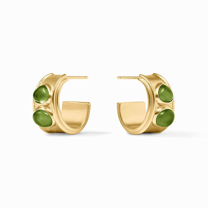 Dolce Stone Hoop Earring