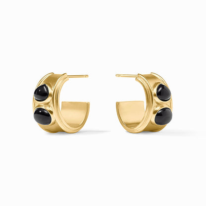 Dolce Stone Hoop Earring