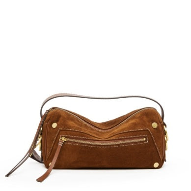 Hammitt DOXIE MED Cinnamon Suede / Antique Gold HAND BAG