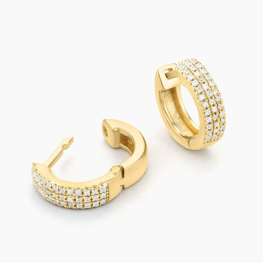 Earrings Three Ways to Shine Hoop Waterproof