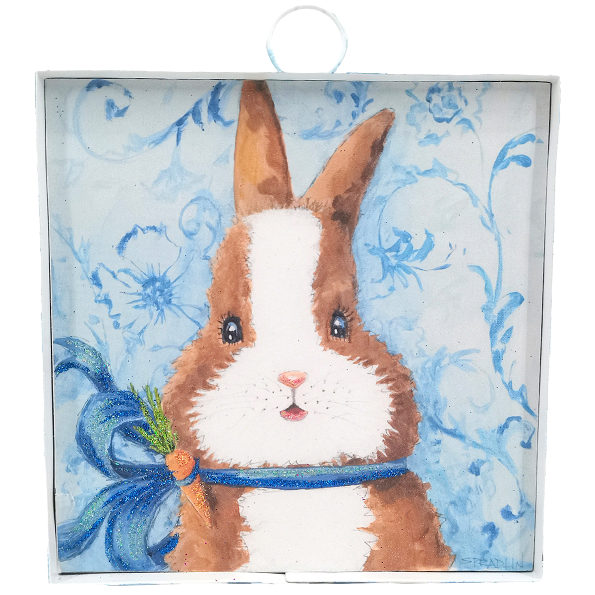 Round Top Print Mini Bunny Baby Dutch