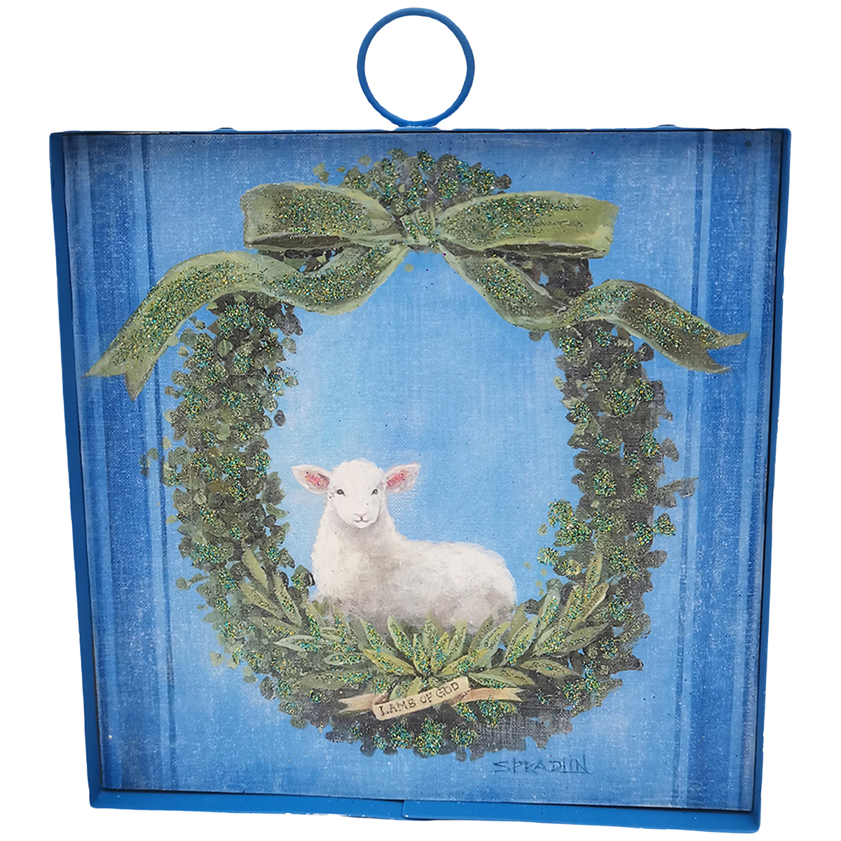 Round Top Print Mini Lamb of God