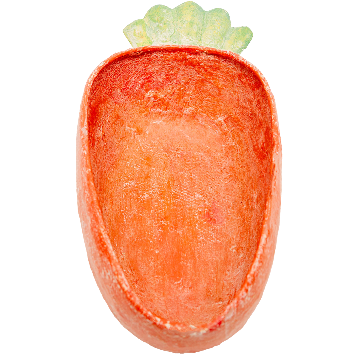 Round Top Bowl Carrot Orange