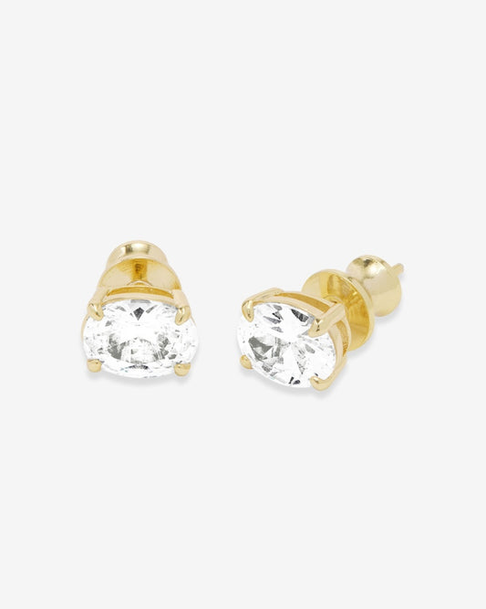 Melinda Maria Studs Hello Gorgeous 8mm Earring Gold