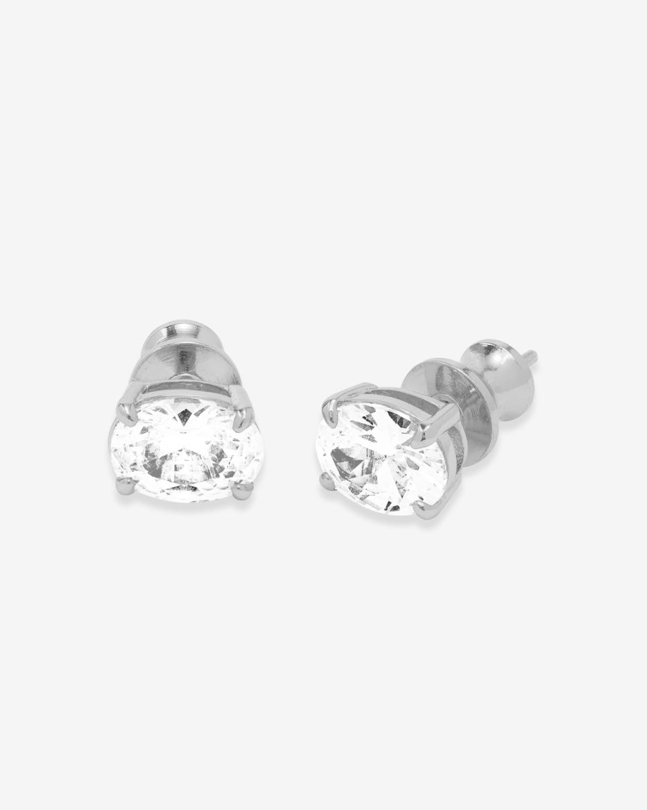 Melinda Maria Studs Hello Gorgeous 8mm Earring Silver