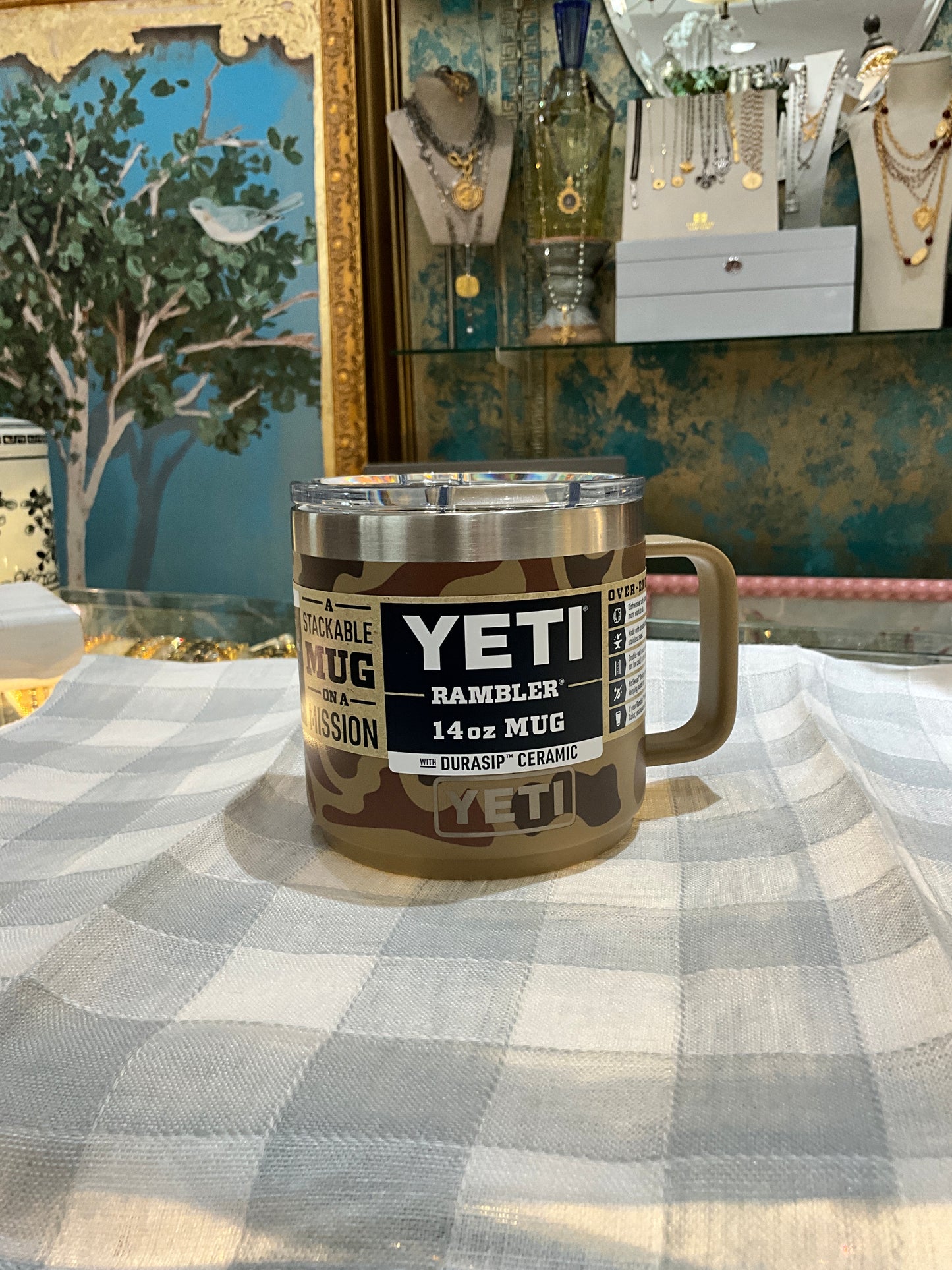 Yeti Rambler 14oz WITH DURASIP CERAMIC LINING Stackable Mug