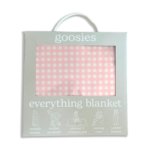 Goosies Blanket Everything Gingham in Cottage Pink