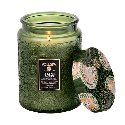 Jar Candle Temple Moss