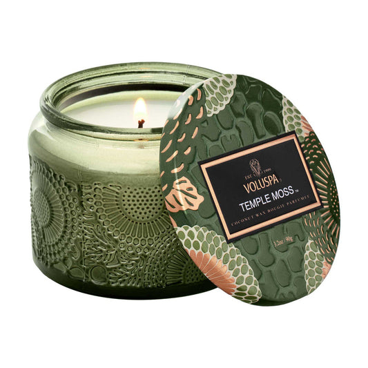 Jar Candle Temple Moss