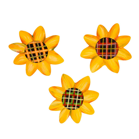 Magnet Sunflower Plaid
