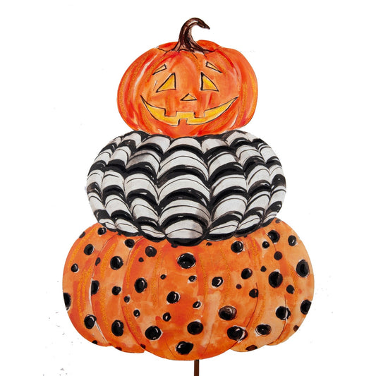 Stake Jack-O-Lantern Topiary