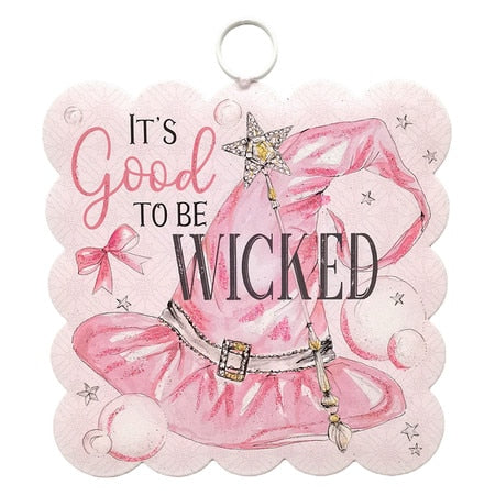 Round Top Print Mini Good To Be Wicked Scallop