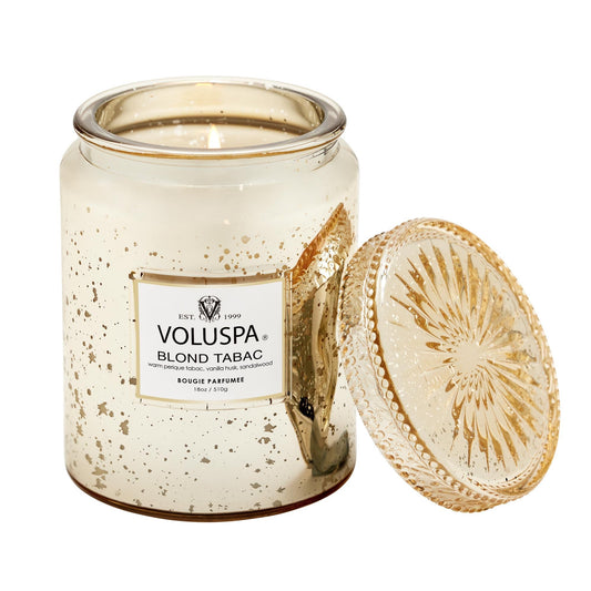Blond Tabac CANDLE 18OZ LG SPECKLE JAR