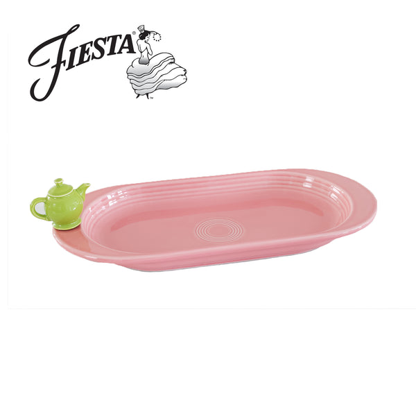 BREAD TRAY FIESTA & TEAPOT MINI 14X6.25