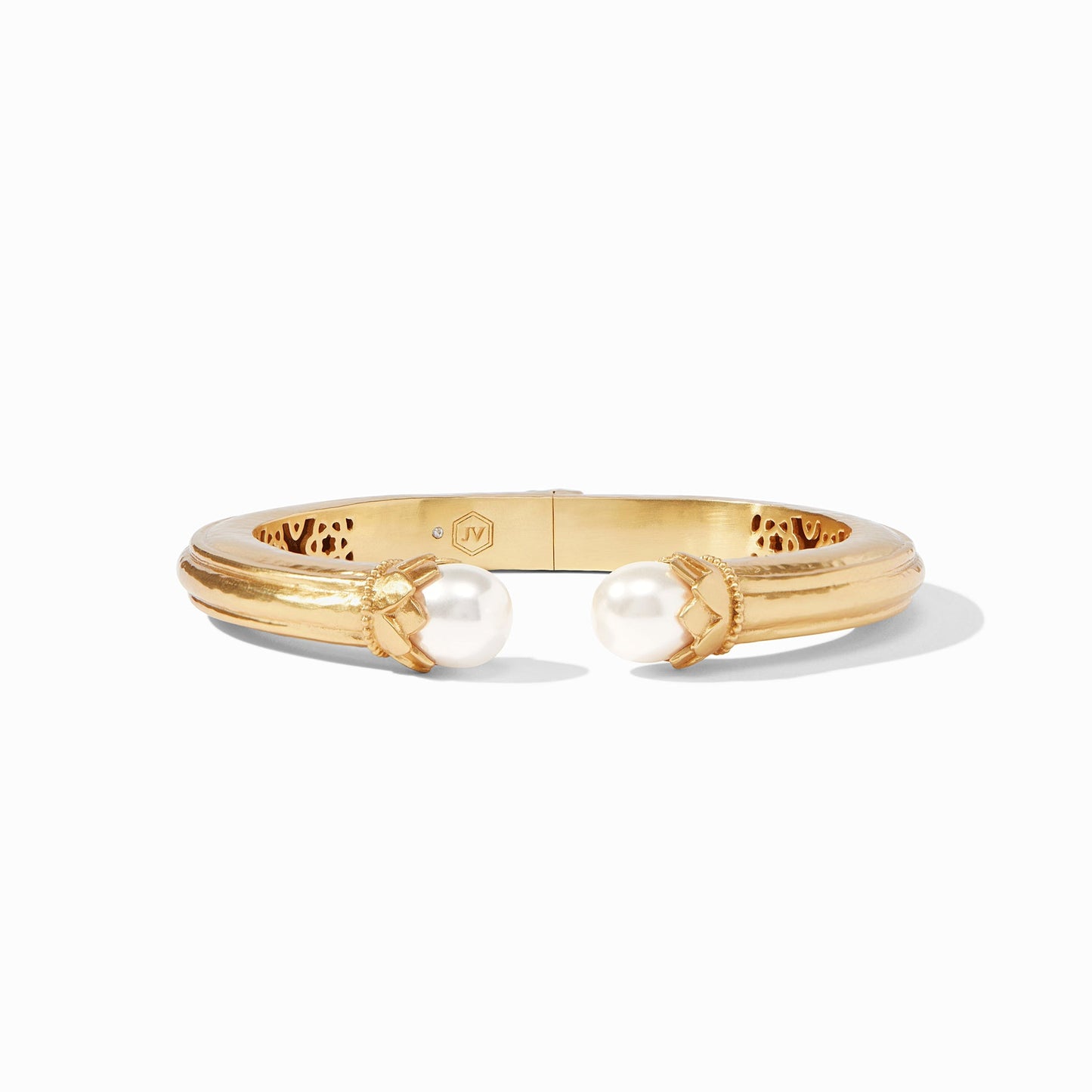 CUFF FLORA DEMI PEARL GOLD