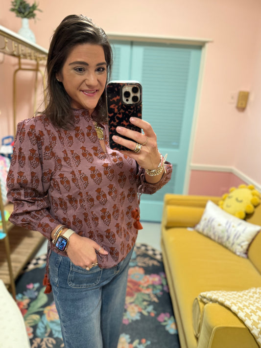 Ivy Jane Top Multi Stitched