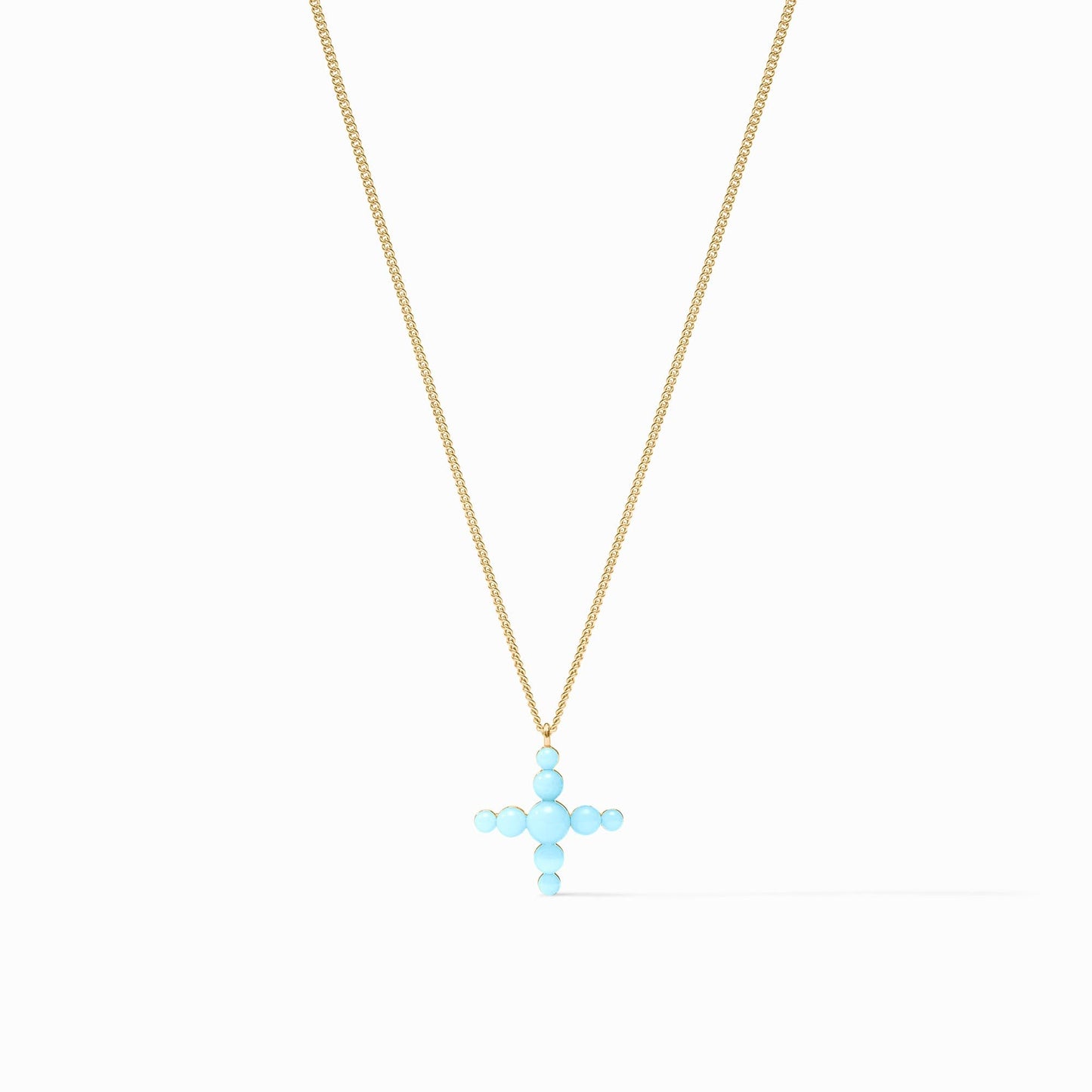 powder blue gumdrop necklace by Julie Vos 