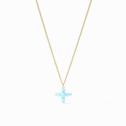 powder blue gumdrop necklace by Julie Vos 