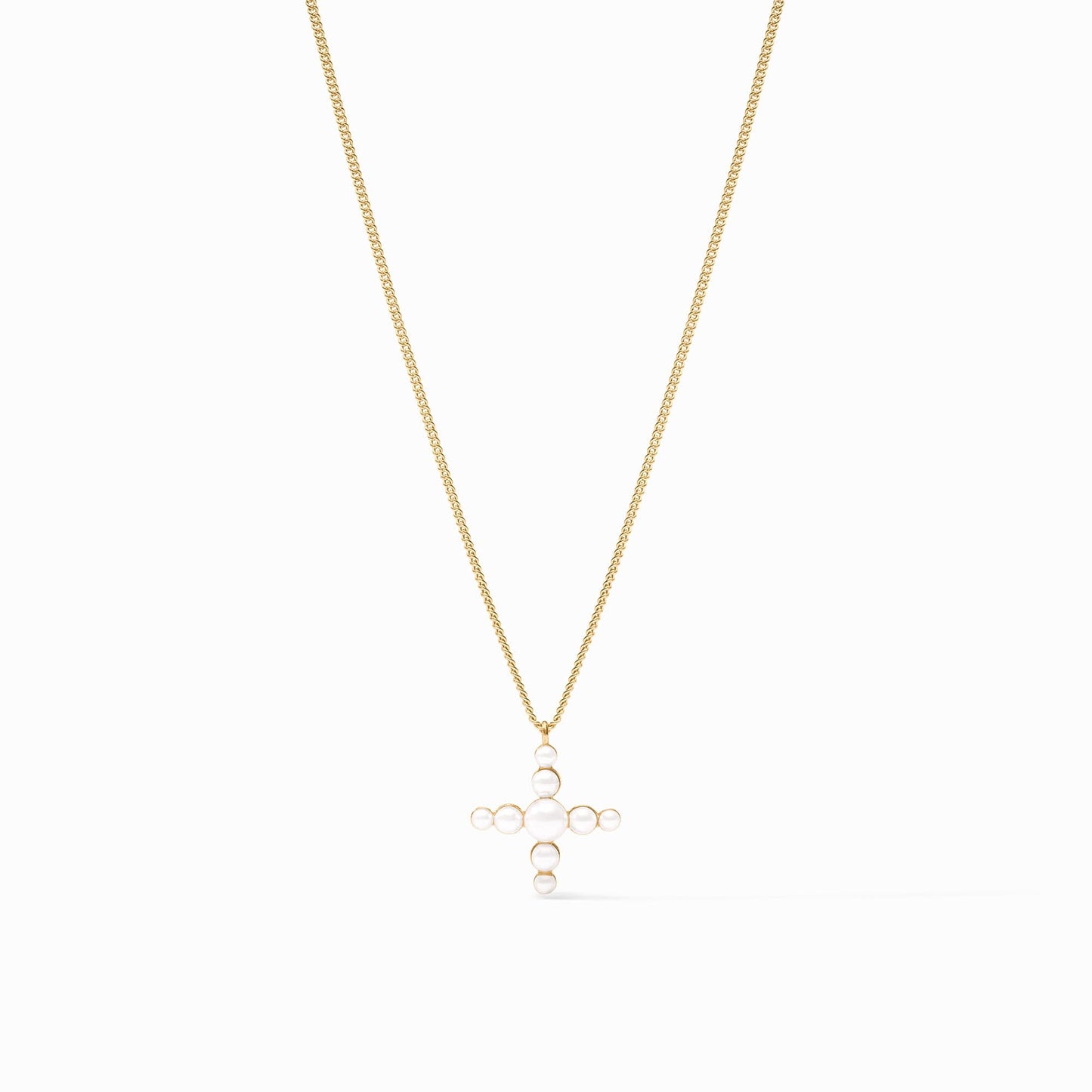 Gumdrop Cross Delicate Necklace