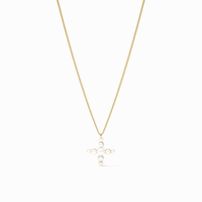 Gumdrop Cross Delicate Necklace