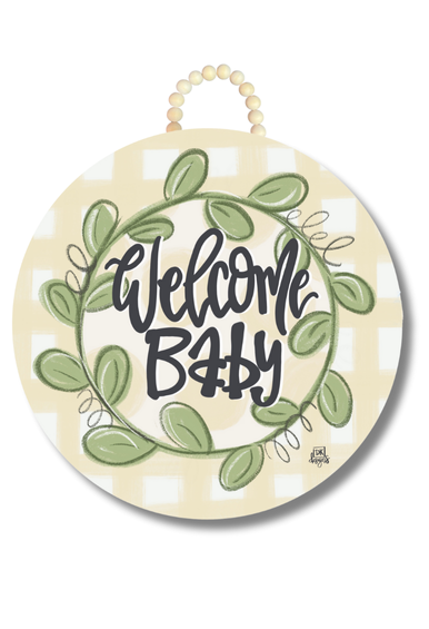 Door Hanger Welcome Baby