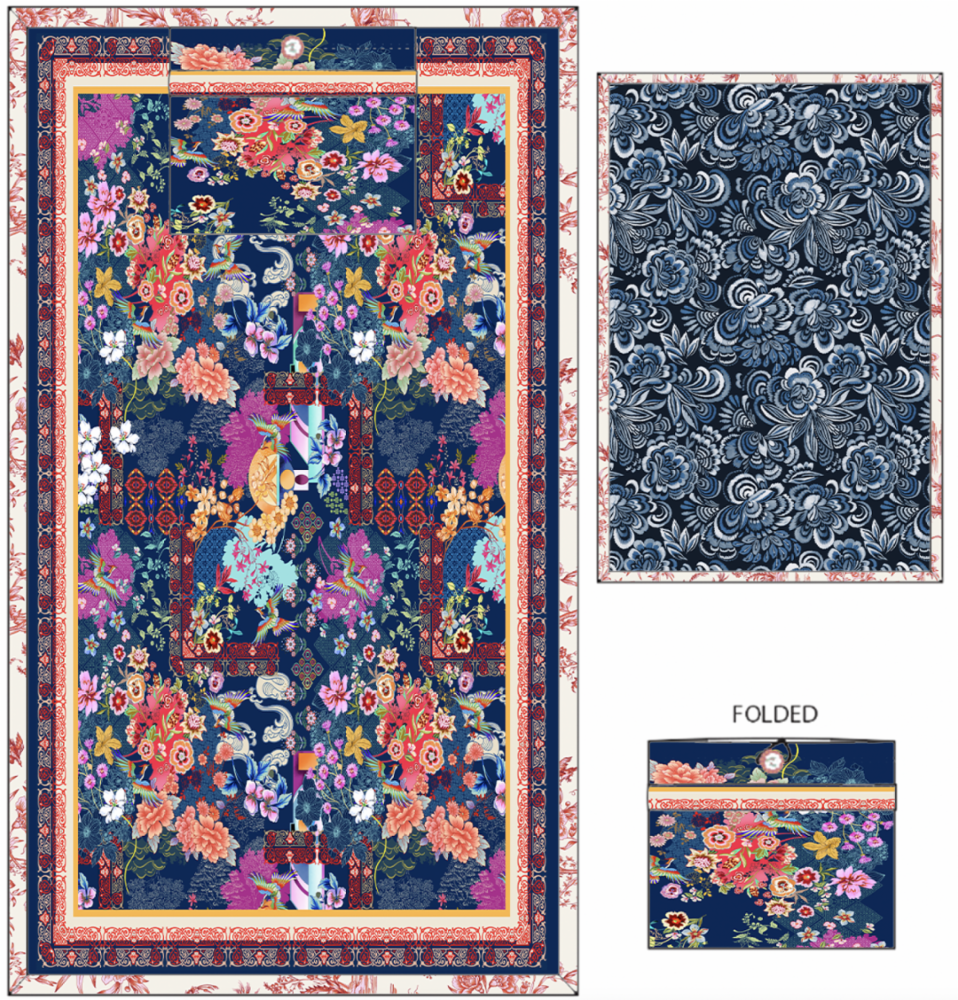 TRAVEL BLANKET DREAMER 66X53 (Multiple Patterns)